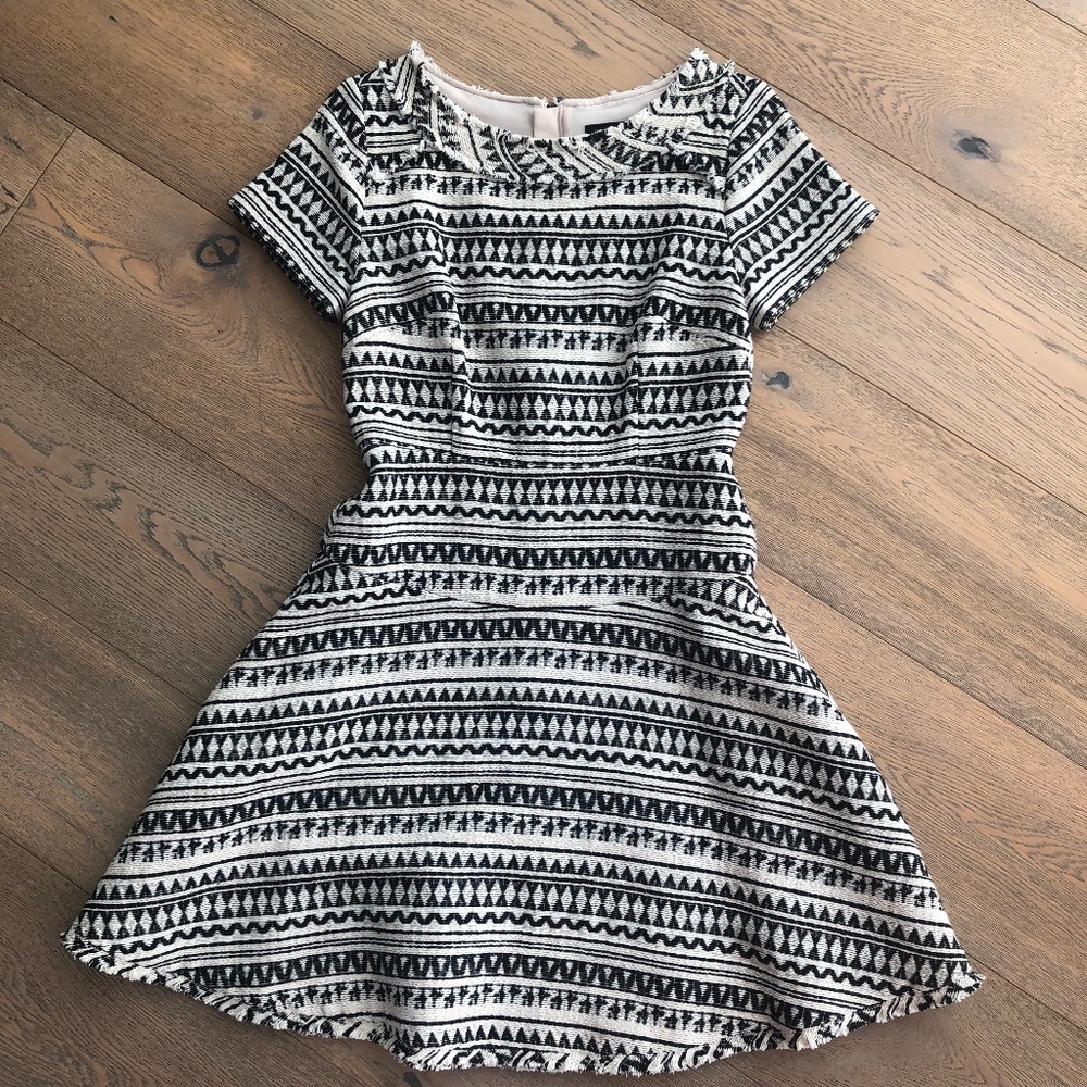 Great work black and white dress